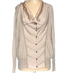 Simply Vera Vera Wang combo button up cardigan
